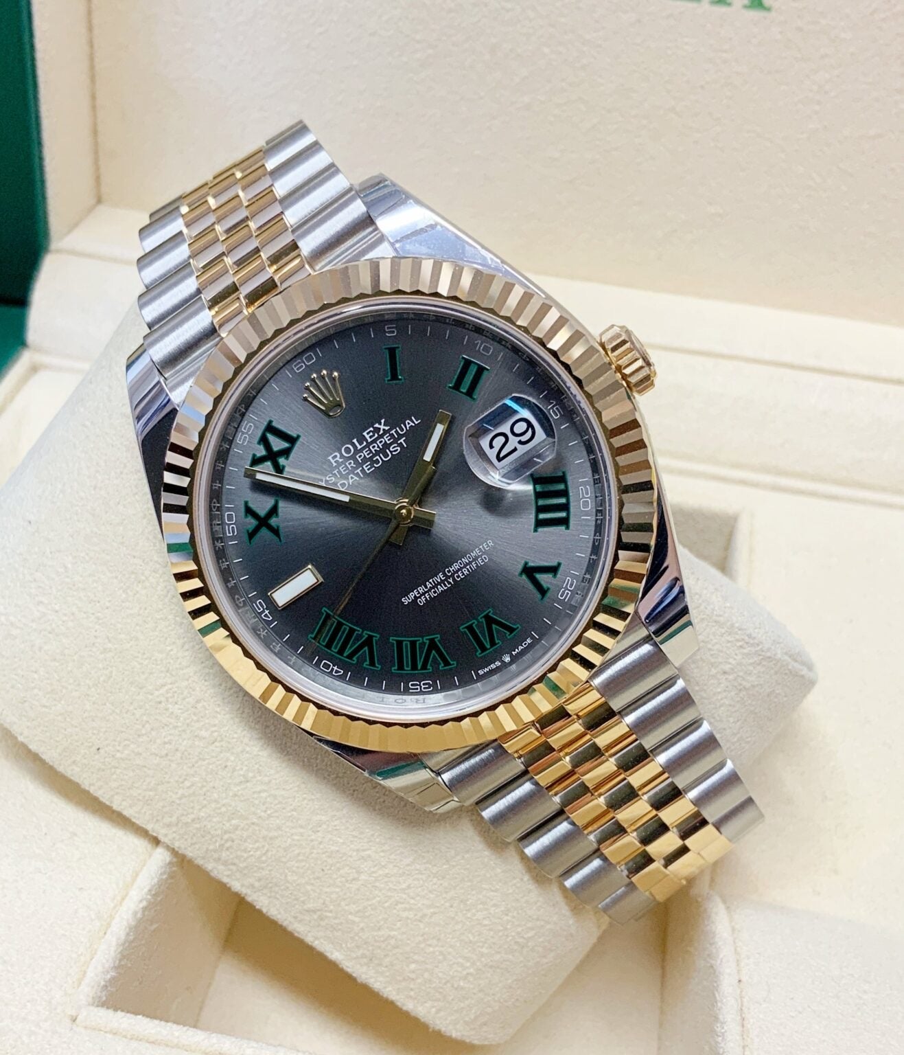 ROLEX DATEJUST WIMBLEDON