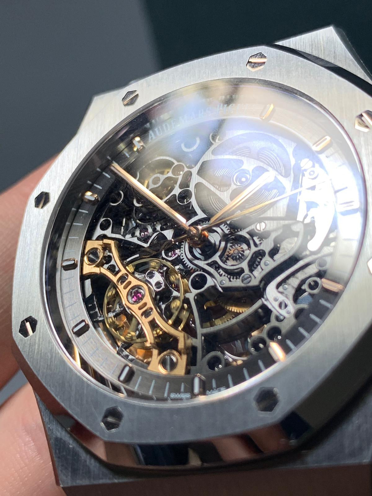 Audemars Piguet royal oak scheletrato acciaio