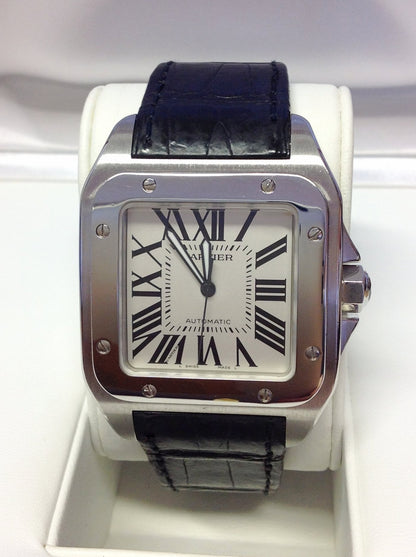 Cartier Santos stainless steel