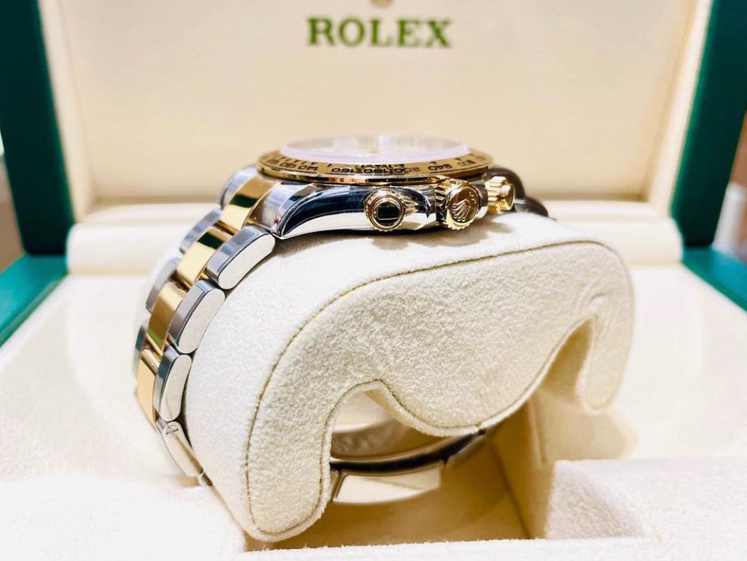 ROLEX DAYTONA ACCIAIO ORO FONDO BIANCO