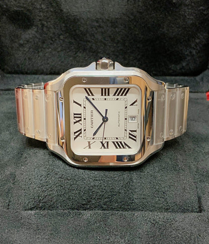 Cartier Santos white dial